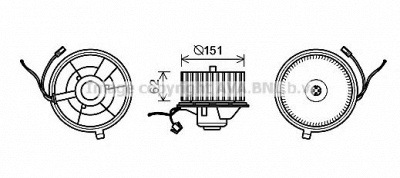 AVA QUALITY COOLING st8505 -  Электродвигатель, вентиляция салона